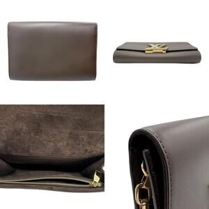 Louis Vuitton Louise shoulder bag brown leather